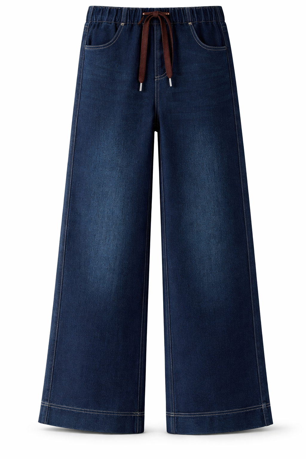 Renata | Pantalones informales de algodón elástico con cintura elástica