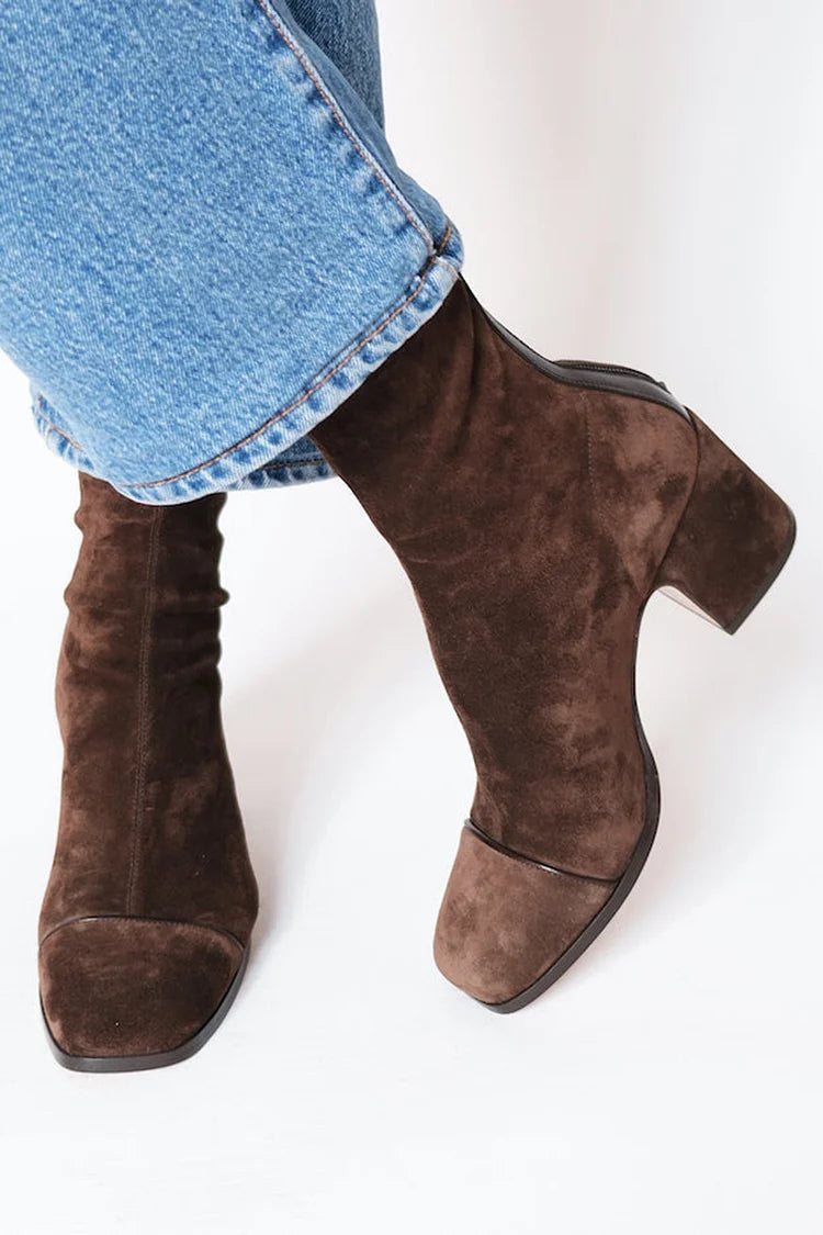Margaux | Botines de ante elegantes
