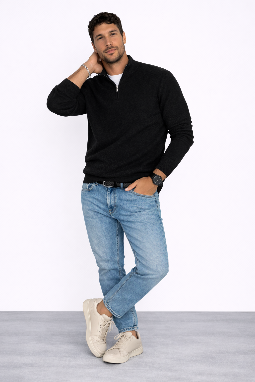 Simon | Sudadera con cremallera