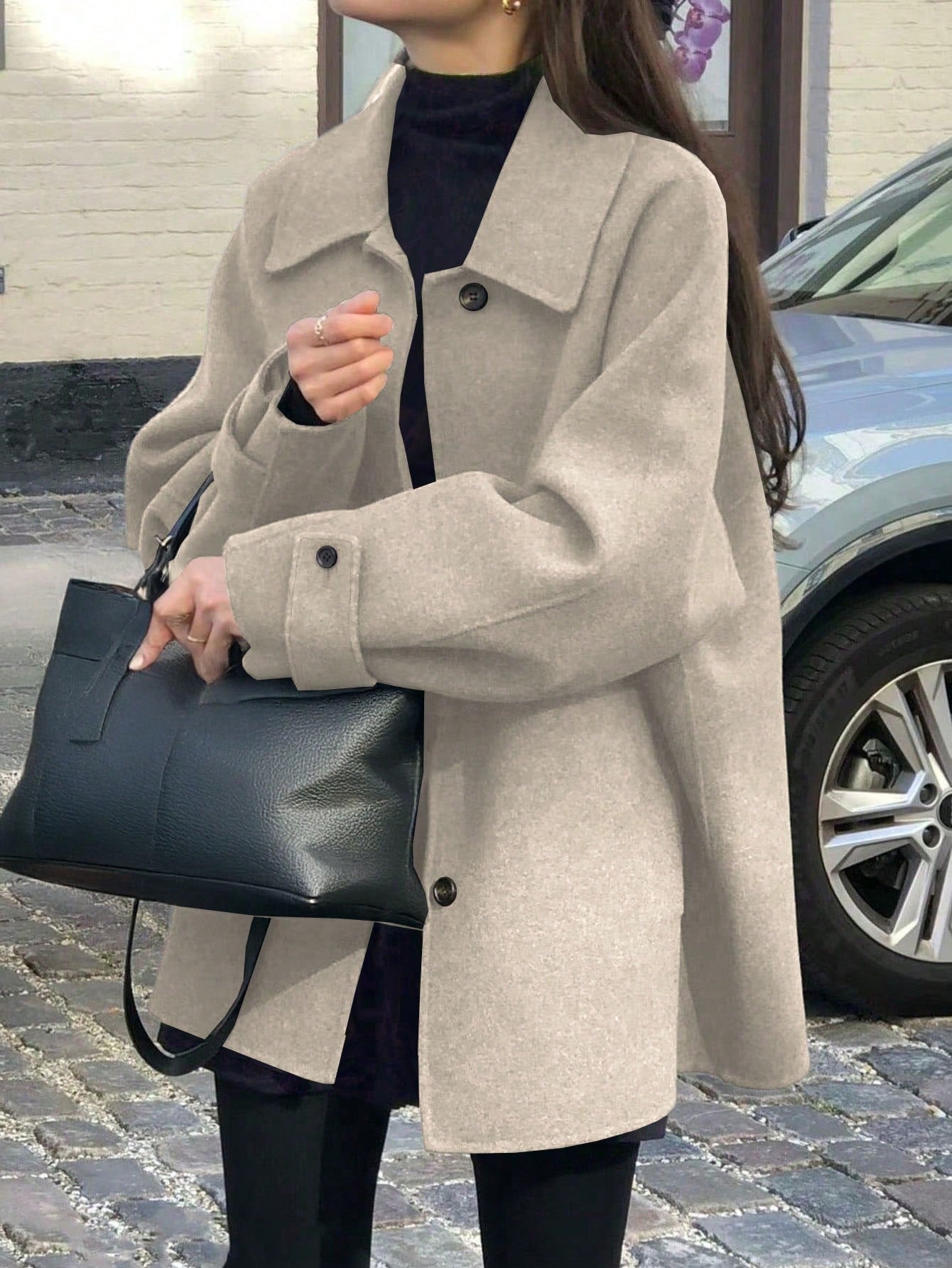 Elena | Manteau à col roulé