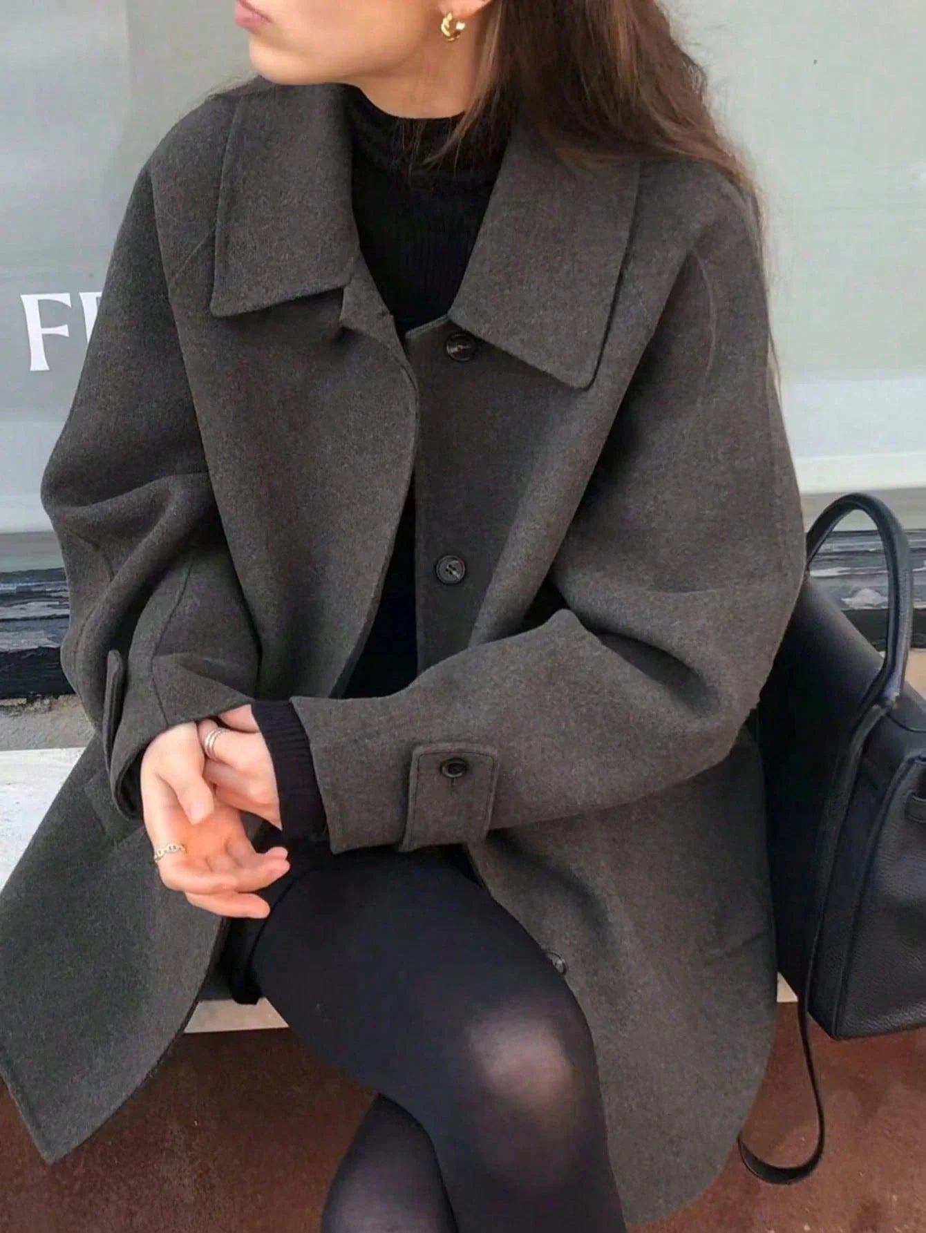 Elena | Manteau à col roulé