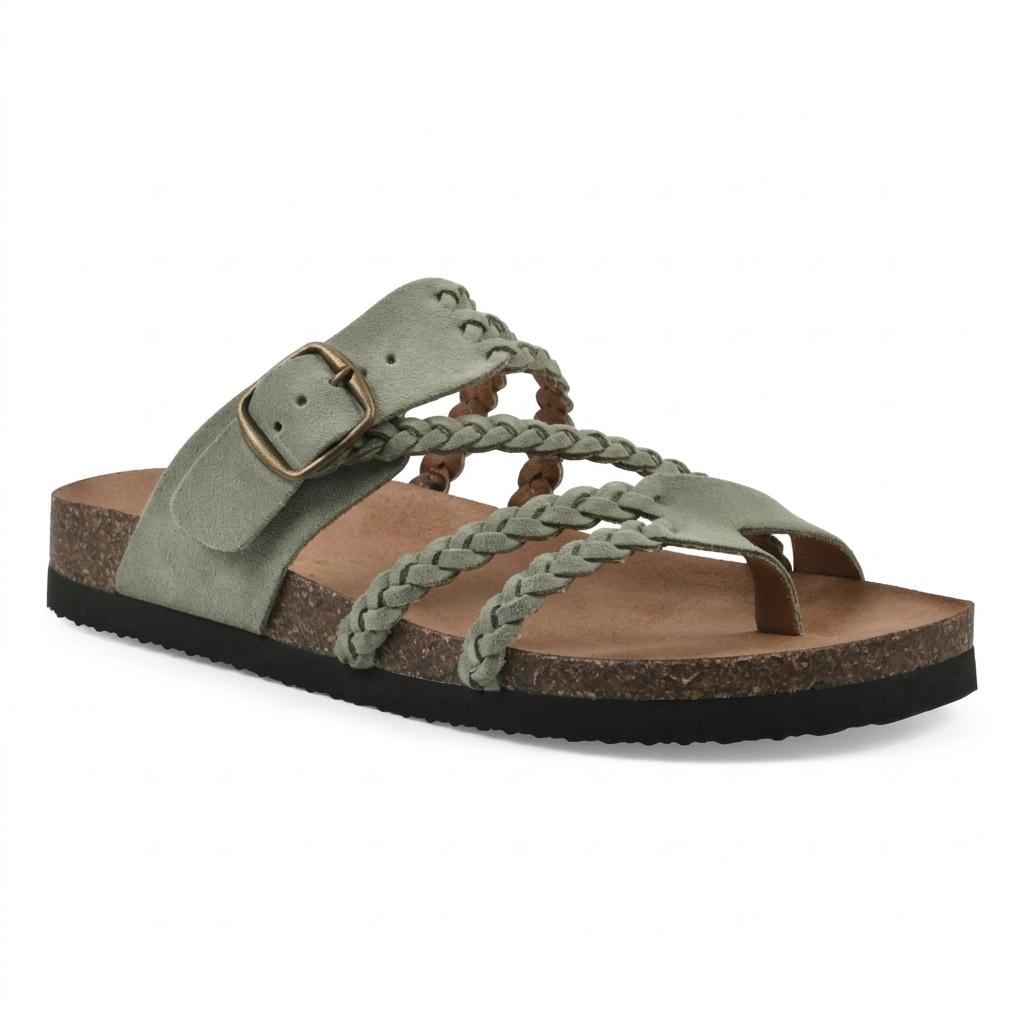 NAYARA | Sandalias de corcho trenzadas