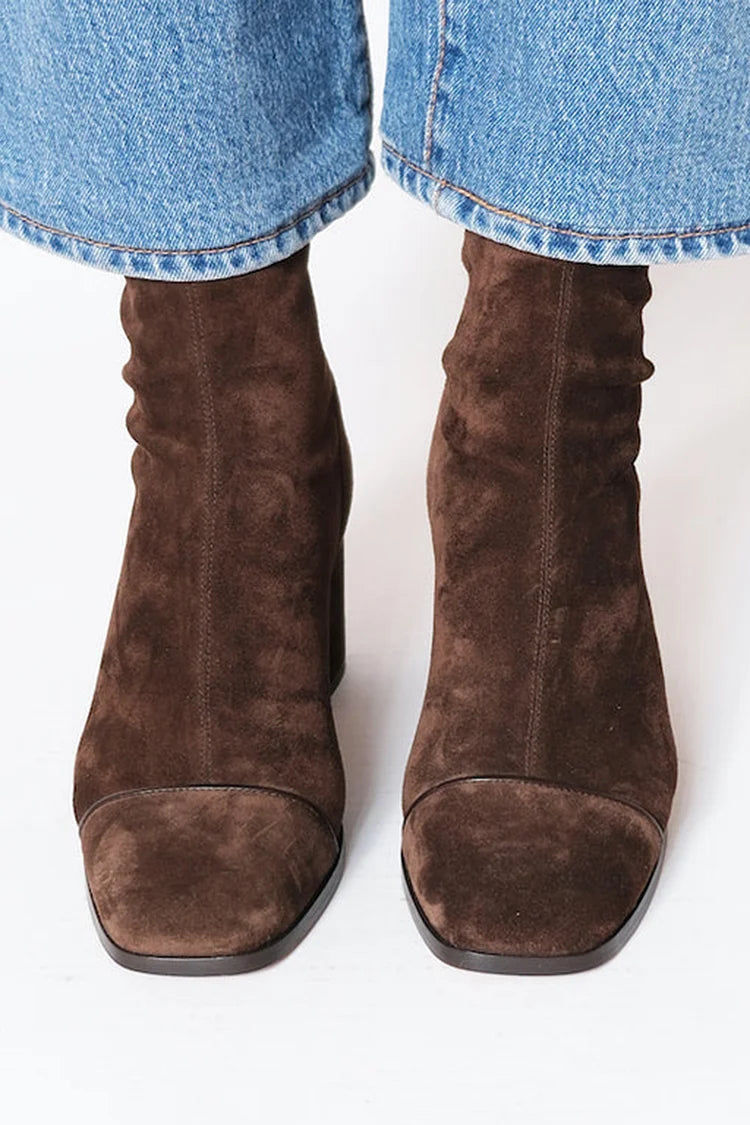 Margaux | Botines de ante elegantes