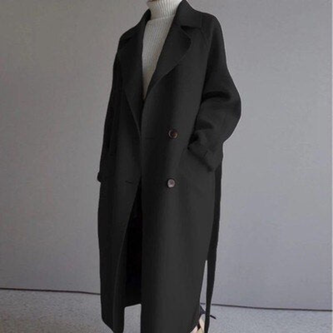 Clara | Abrigo Trench de Lana Elegante