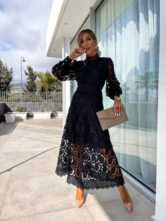 Robe Chiara élégante en dentelle