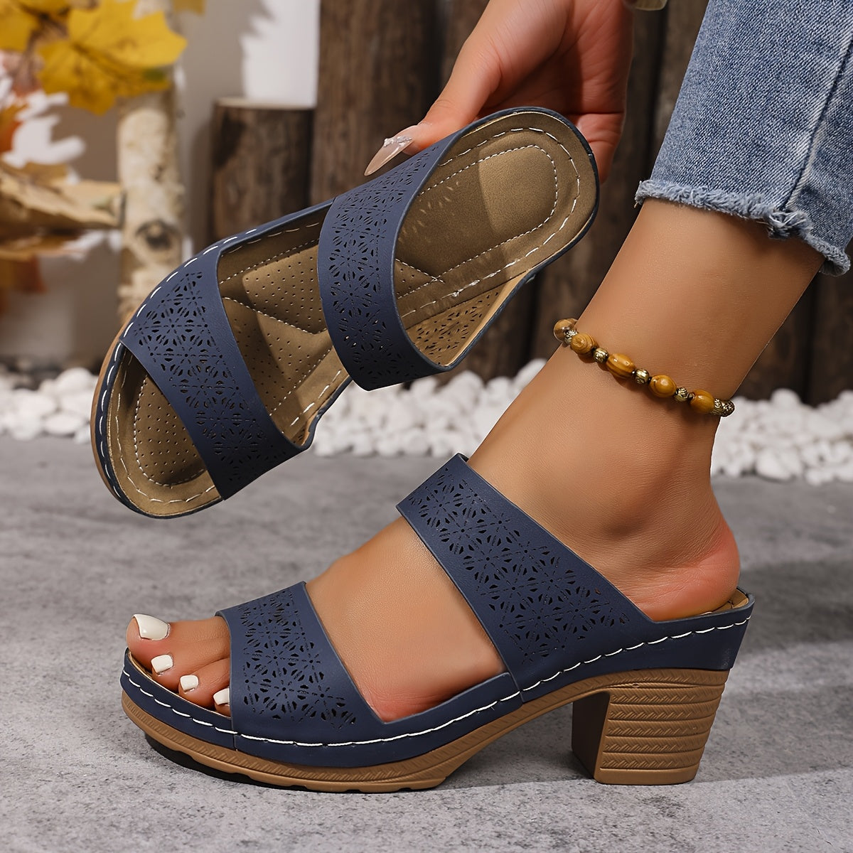 Sandalias ortopédicas elegantes y cómodas Virginie