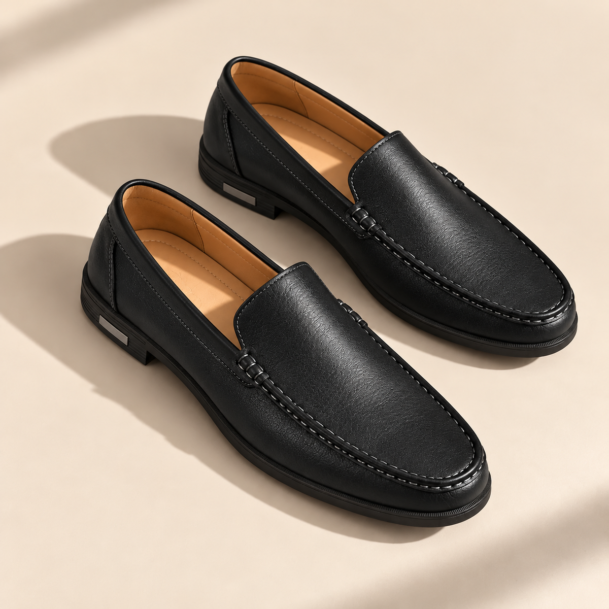 PELLE – Mocasines italianos de piel