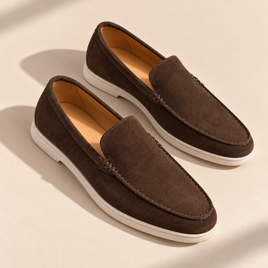 LORENZO – Mocasines de ante premium