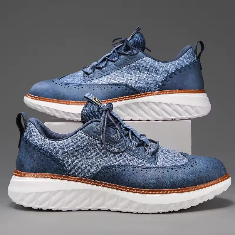 Marco | Zapatillas de cuero brogue