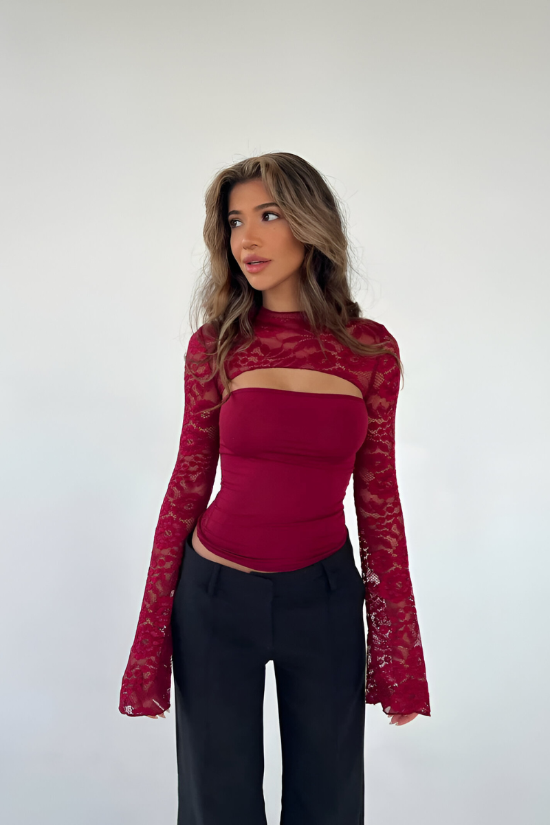 Lia | Elegante conjunto transparente