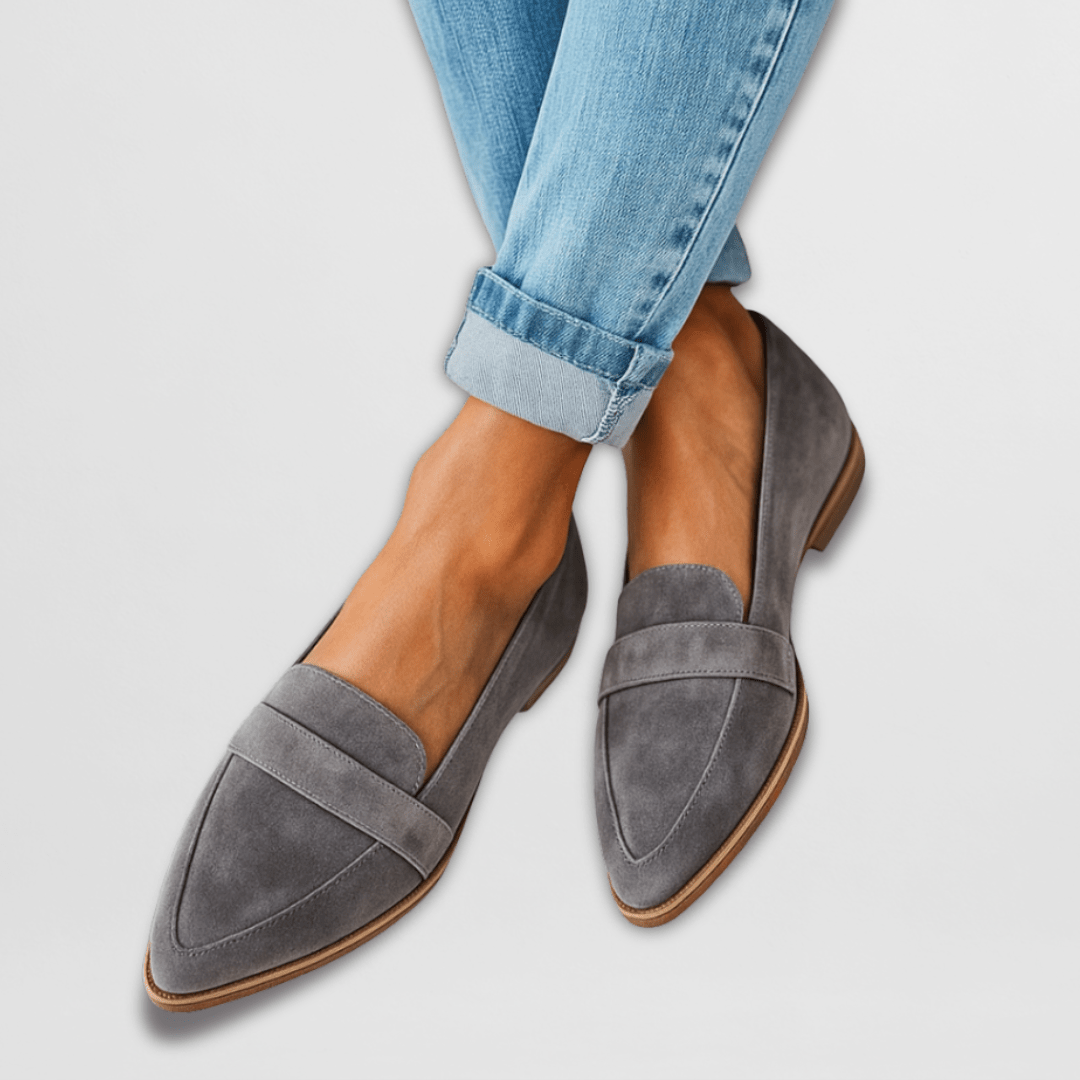 Helen | Mocasines de gamuza suave