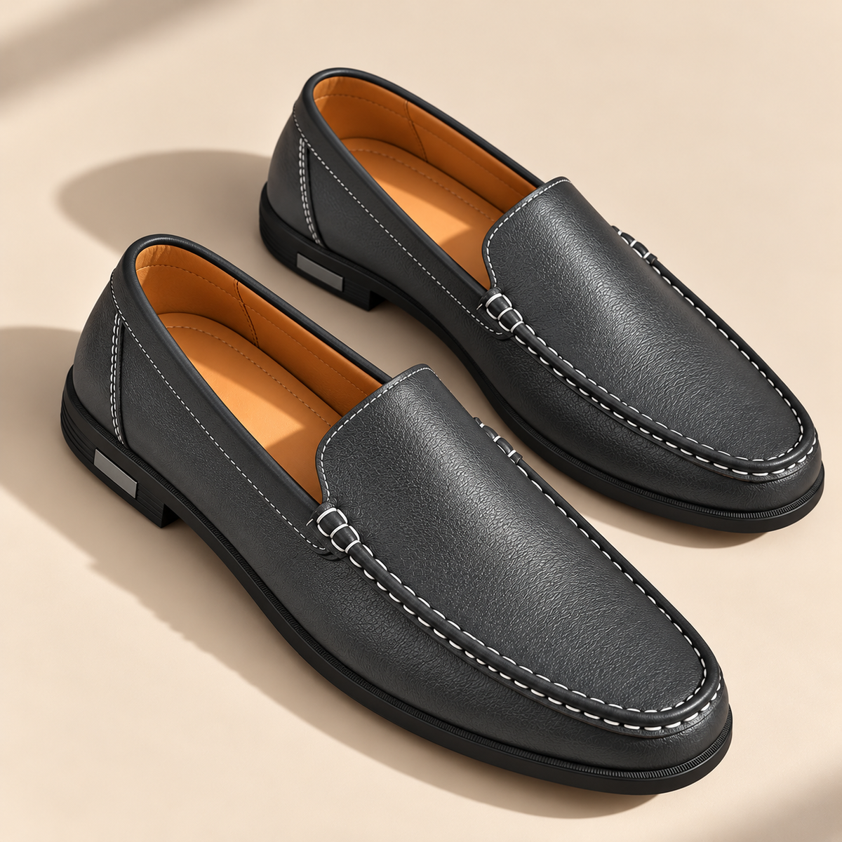 PELLE – Mocasines italianos de piel