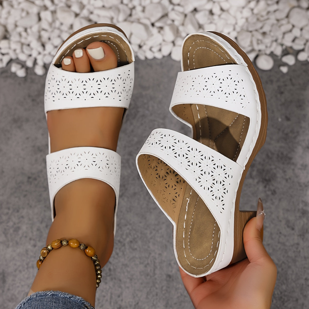 Sandalias ortopédicas elegantes y cómodas Virginie
