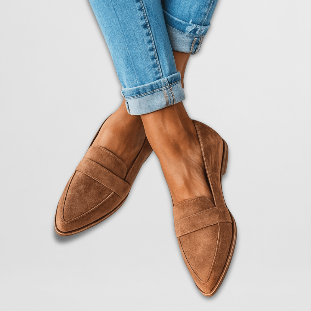 Helen | Mocasines de gamuza suave