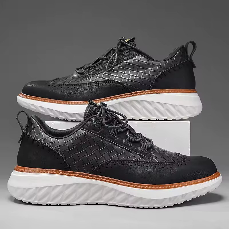 Marco | Zapatillas de cuero brogue