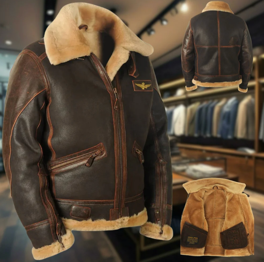 Luis | Chaqueta Aviador Premium
