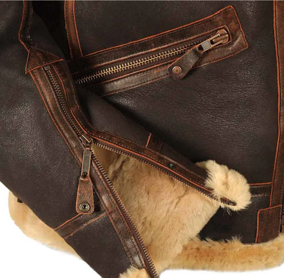 Luis | Chaqueta Aviador Premium