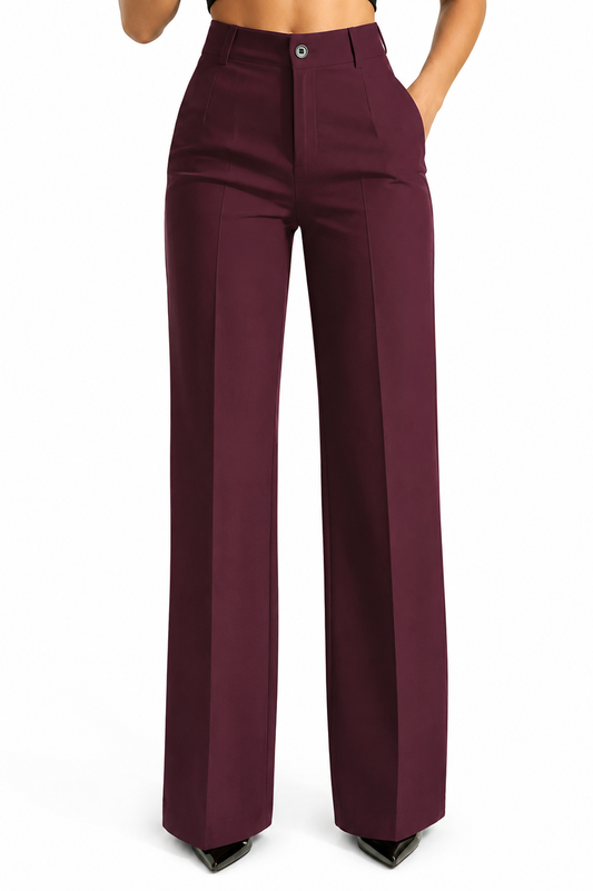 Sofía | Pantalones elegantes de cintura alta