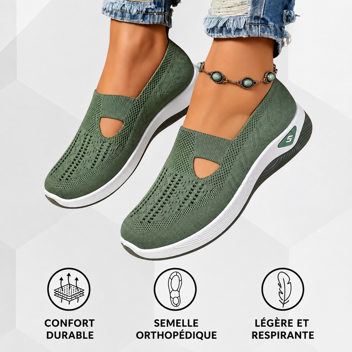 AZELIA | Chaussures orthopédiques à enfiler pour un confort maximal