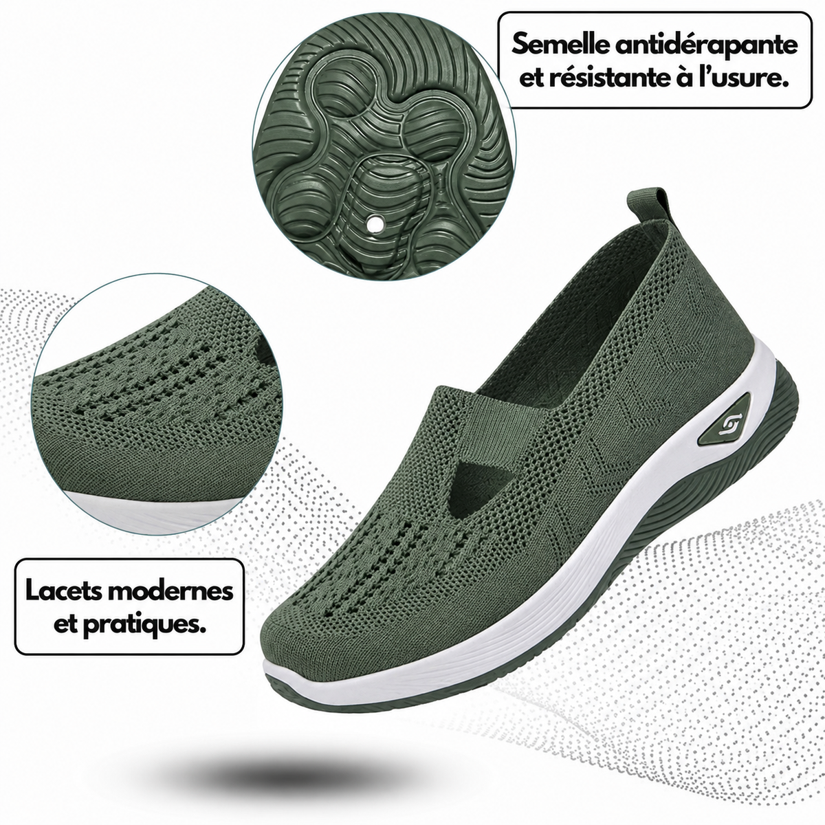 AZELIA | Chaussures orthopédiques à enfiler pour un confort maximal