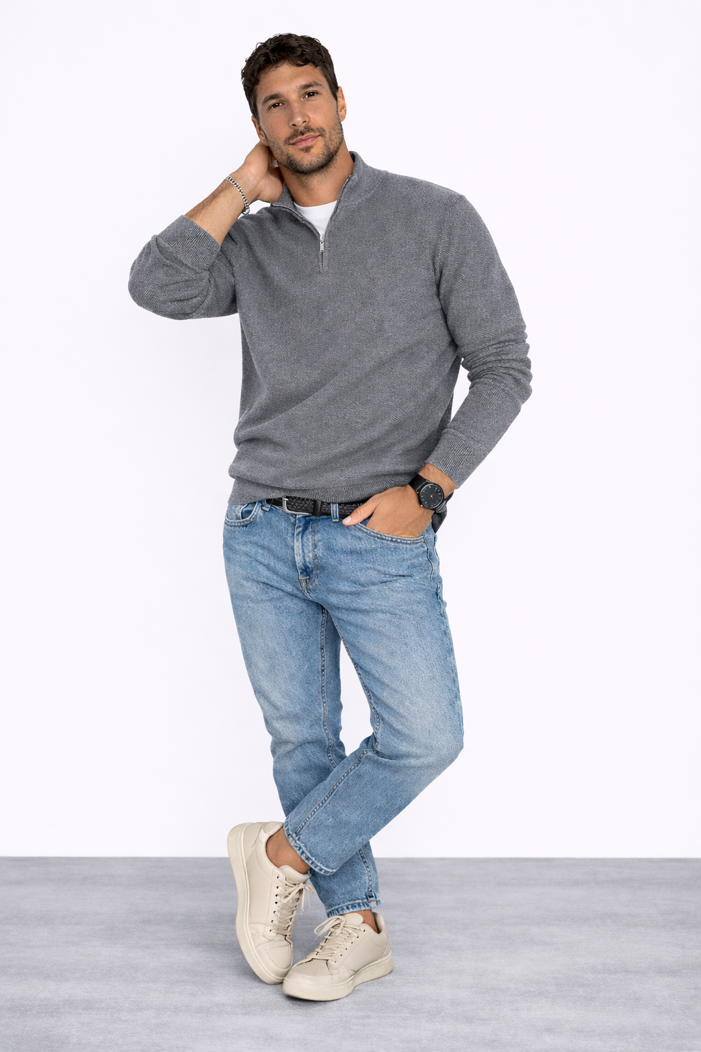 Simon | Sudadera con cremallera