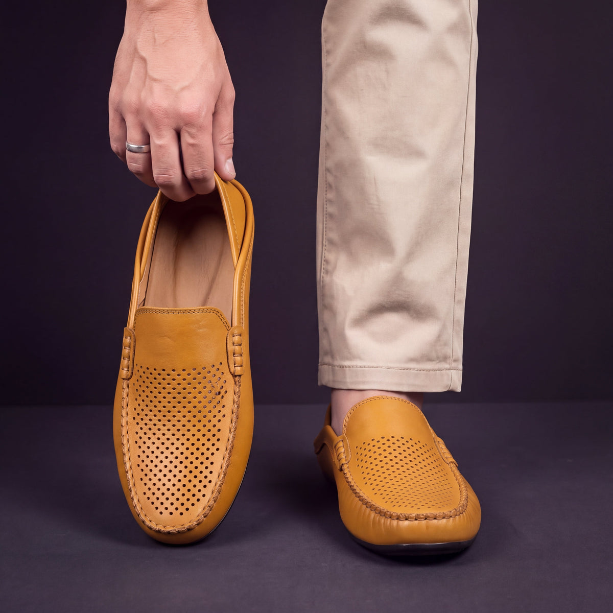 Leonardo – Mocasines de piel