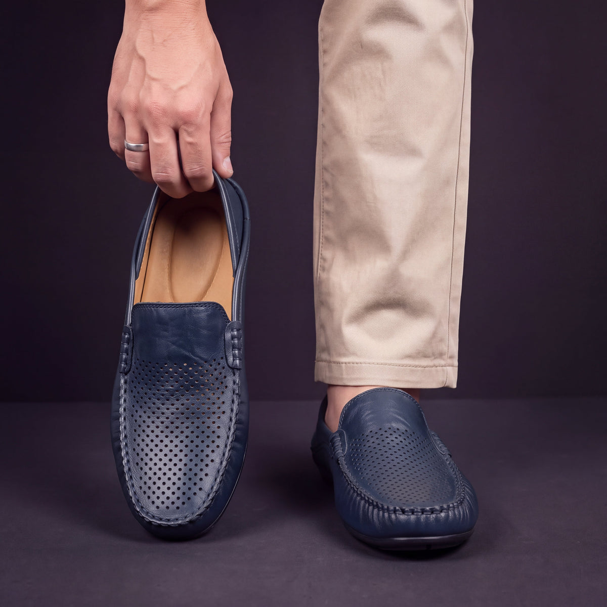 Leonardo – Mocasines de piel