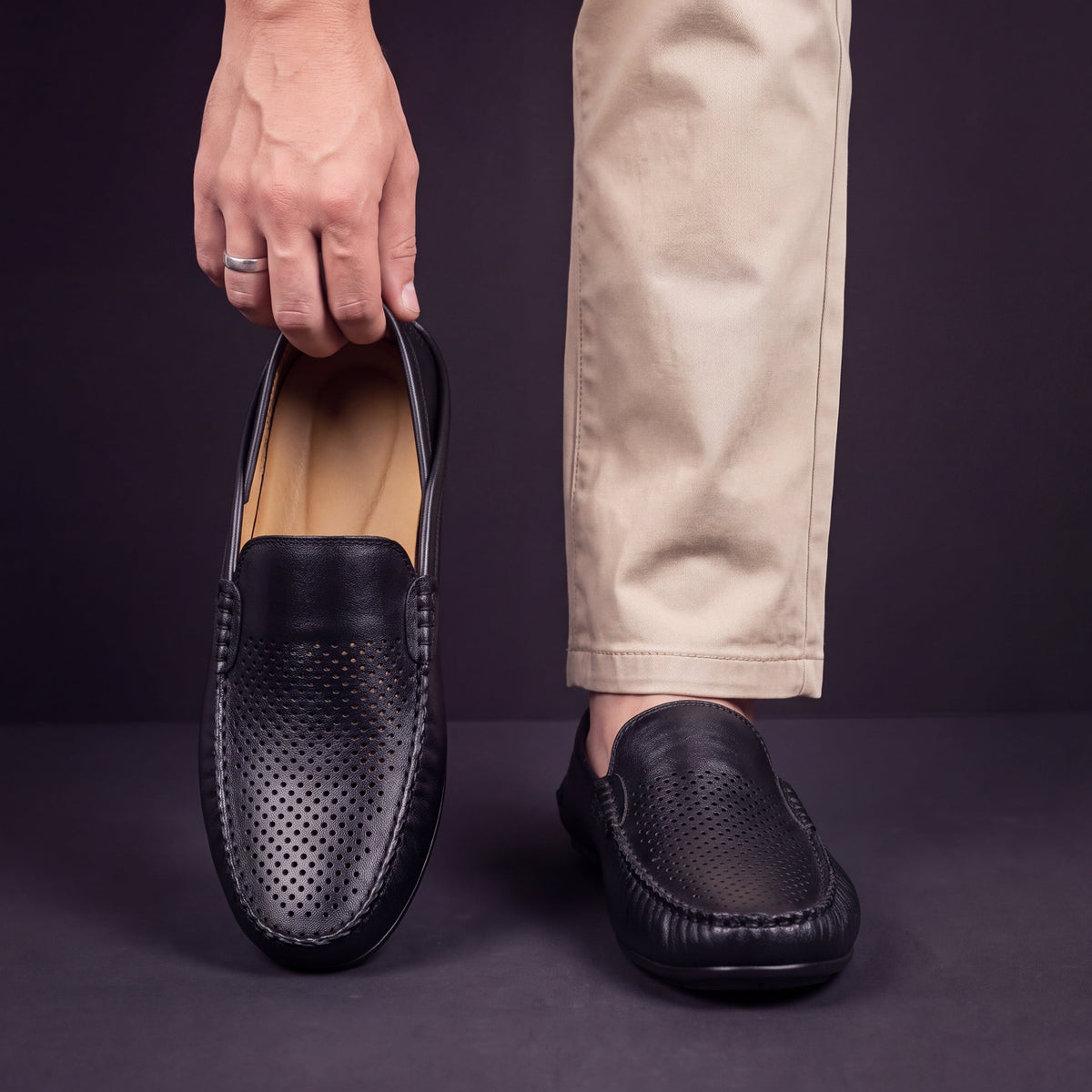 Leonardo – Mocasines de piel