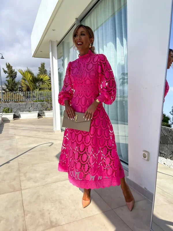 Robe Chiara élégante en dentelle