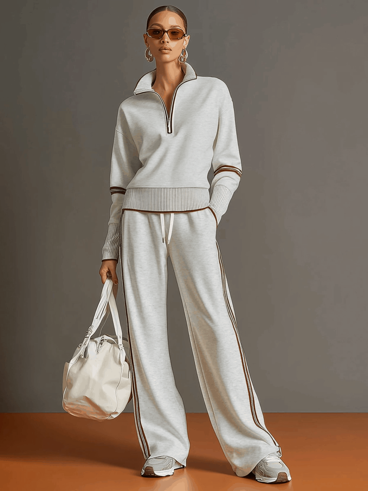 Marietta – blusa y pantalón con brede pijpen