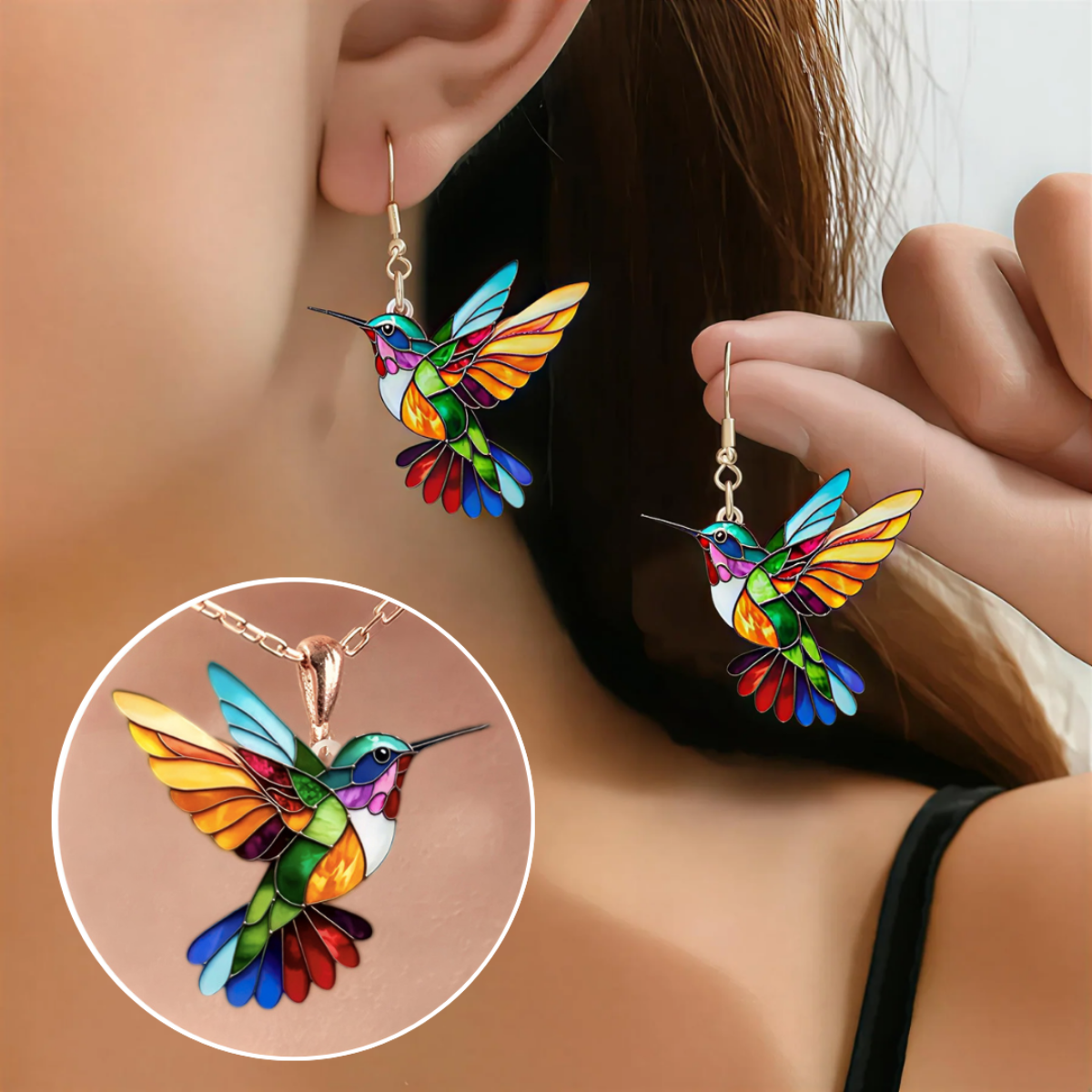 Malia | Collar y pendientes del Cielo