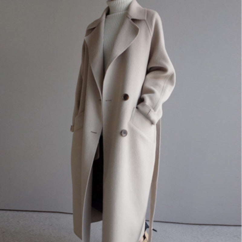 Clara | Abrigo Trench de Lana Elegante