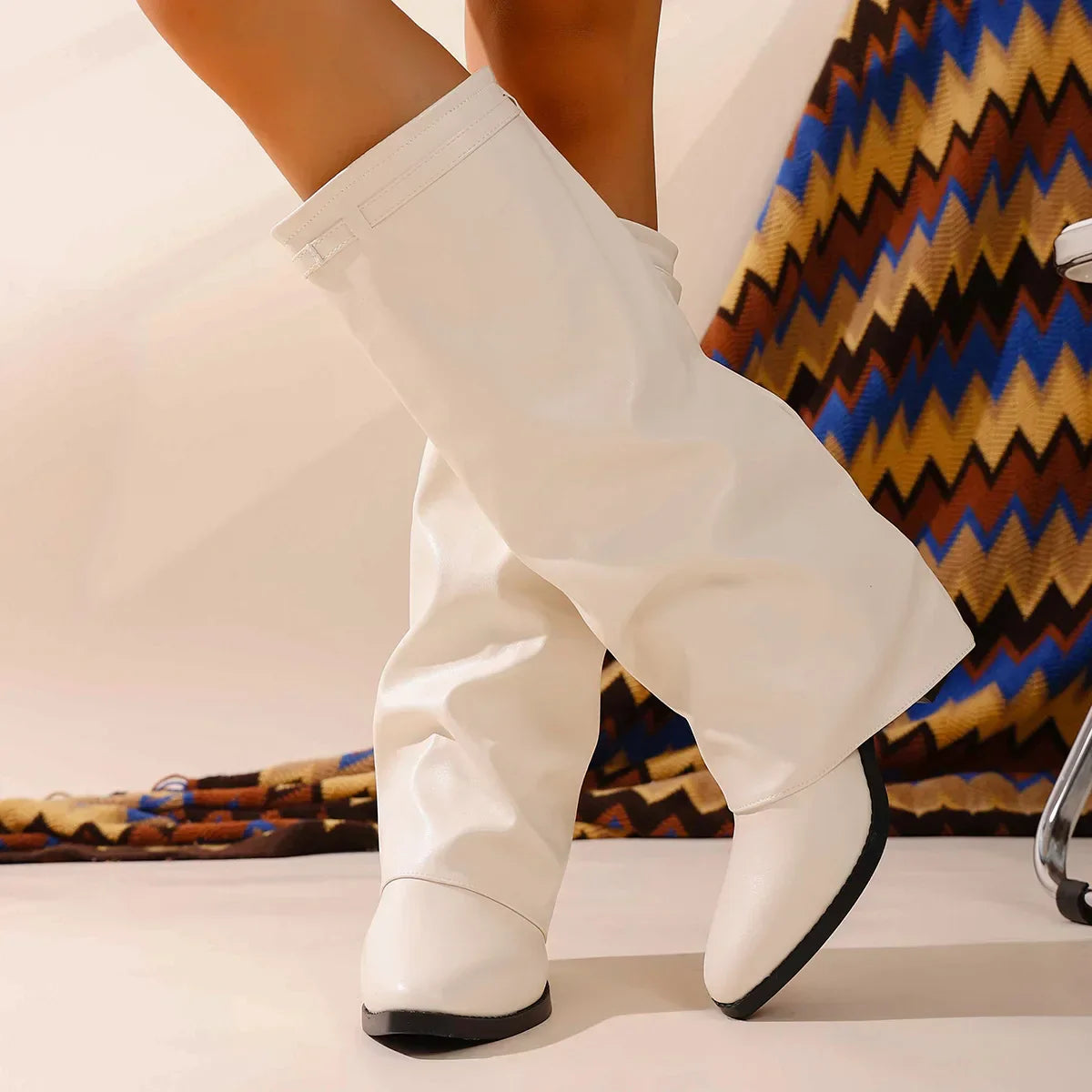 Olivia | Bottes hautes élégantes – Style minimaliste
