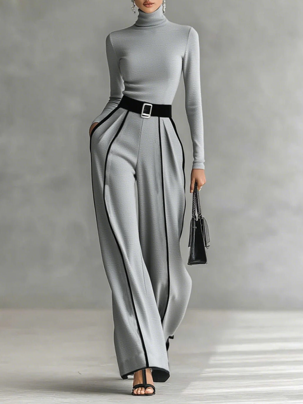 Vera | Conjunto elegante con detalles en contraste