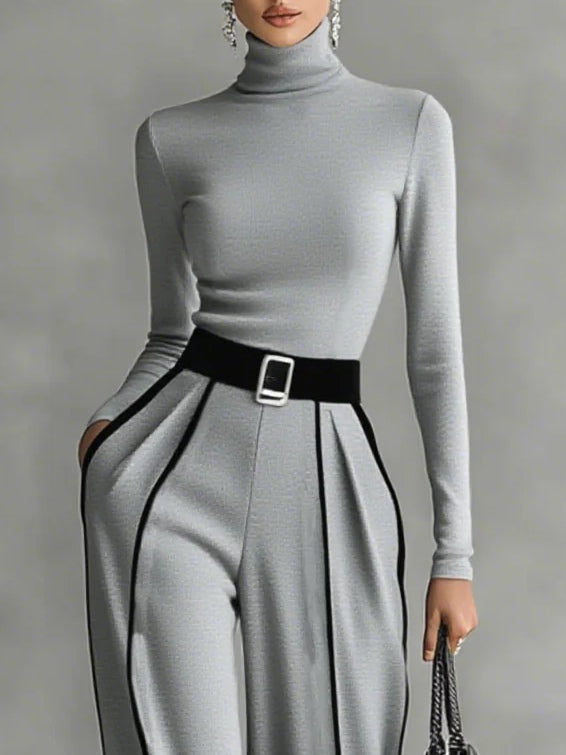 Vera | Conjunto elegante con detalles en contraste