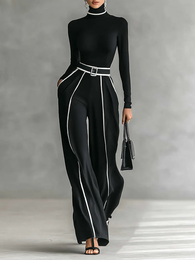 Vera | Conjunto elegante con detalles en contraste