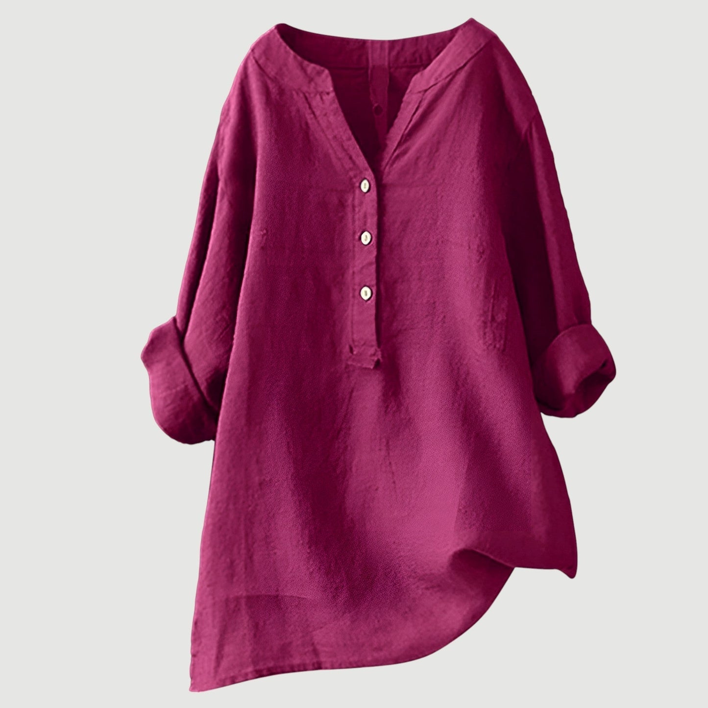 Martina | Blusa de mujer de lino ligera y cómoda