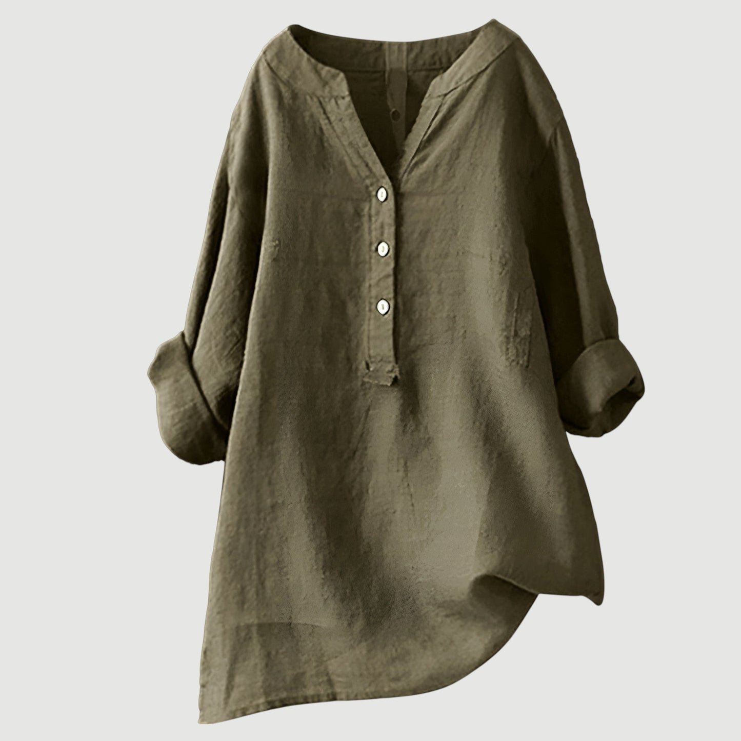 Martina | Blusa de mujer de lino ligera y cómoda