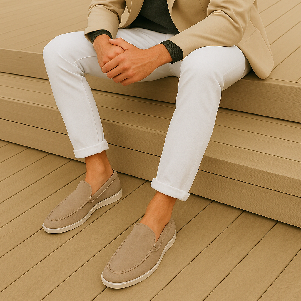 Luigi | Mocasines elegantes de ante