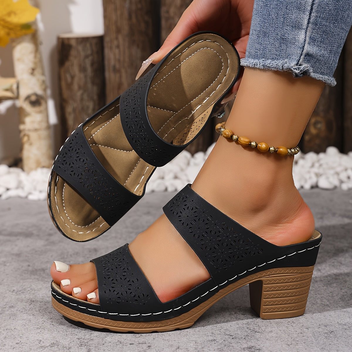 Sandalias ortopédicas elegantes y cómodas Virginie
