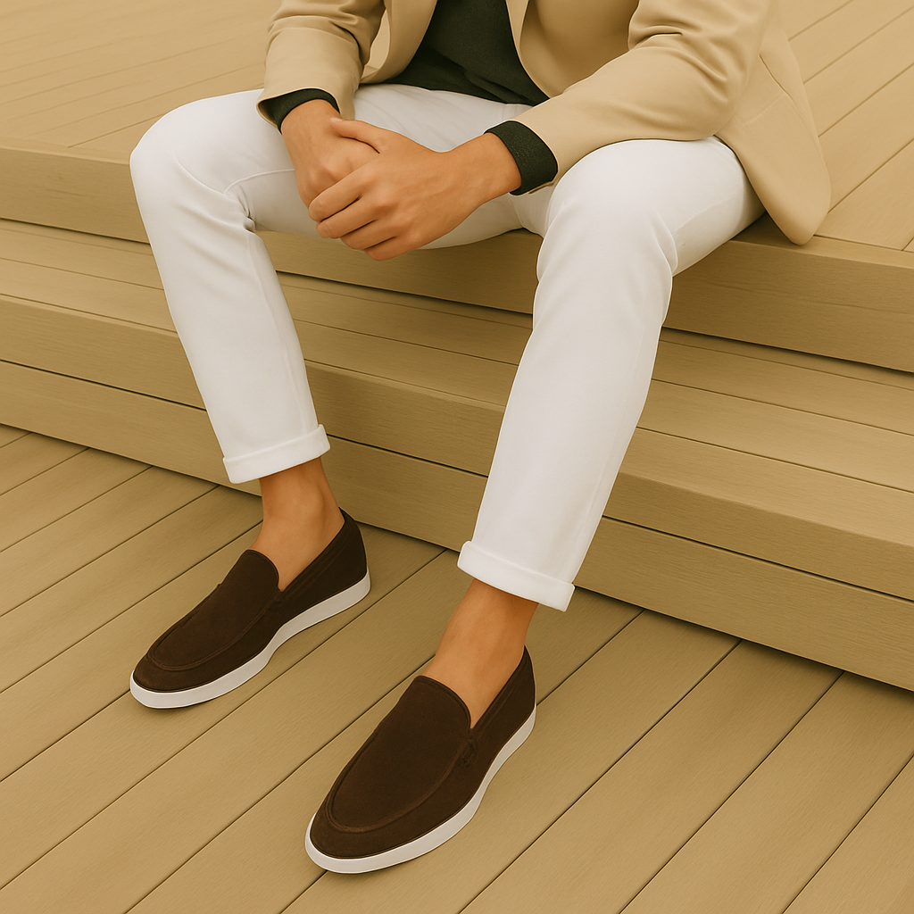 Luigi | Mocasines elegantes de ante