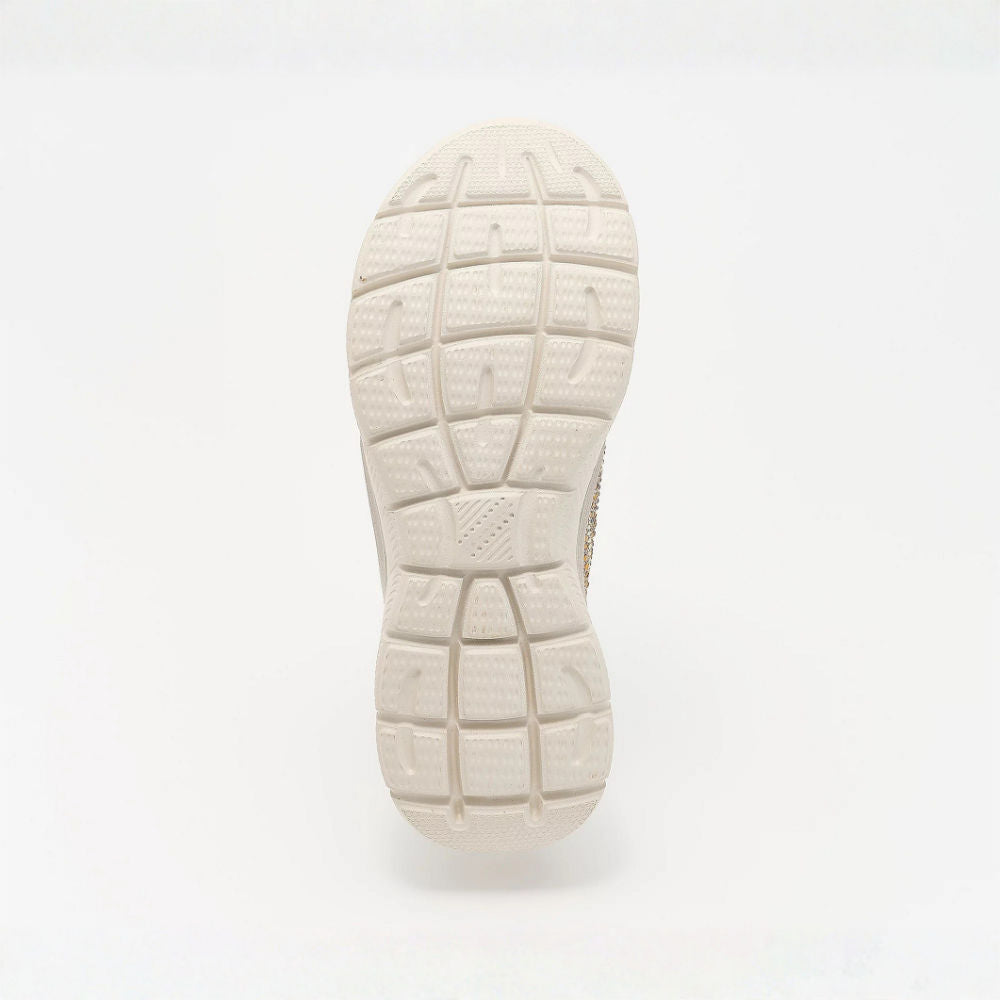 LIORA | Sandalias de tiras de malla cristalina, cómodas, para mujer