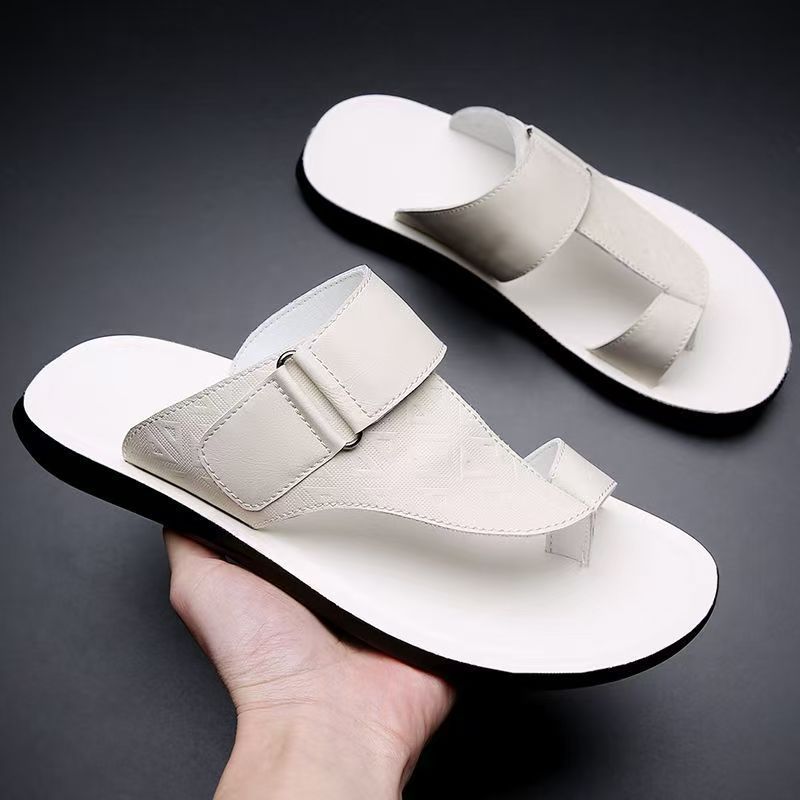 ASTON | Sandalias de piel con tira entre los dedos