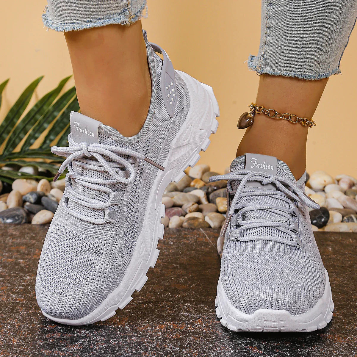 SOLARA| Baskets orthopédiques respirantes au design ergonomique pour femme