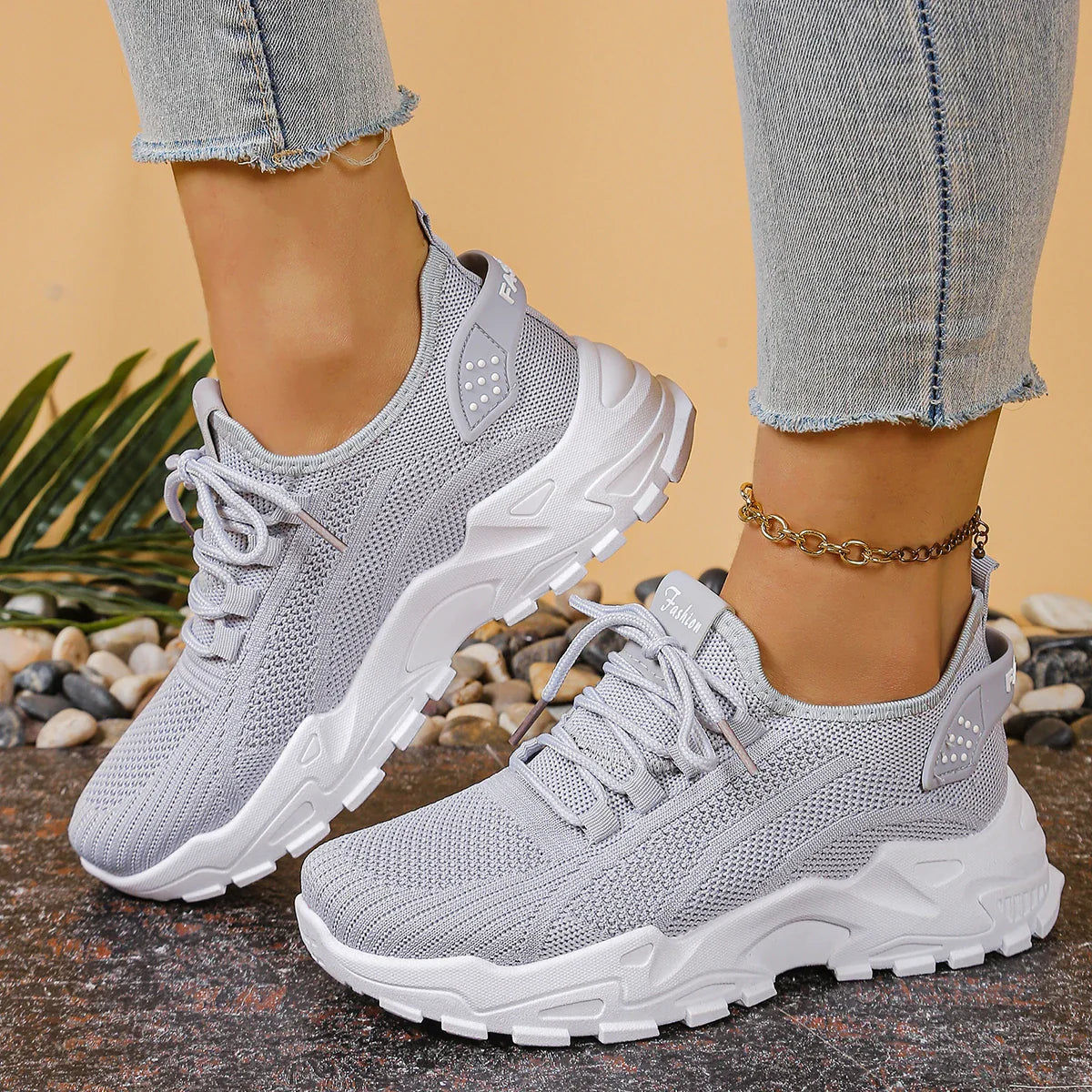 SOLARA| Baskets orthopédiques respirantes au design ergonomique pour femme