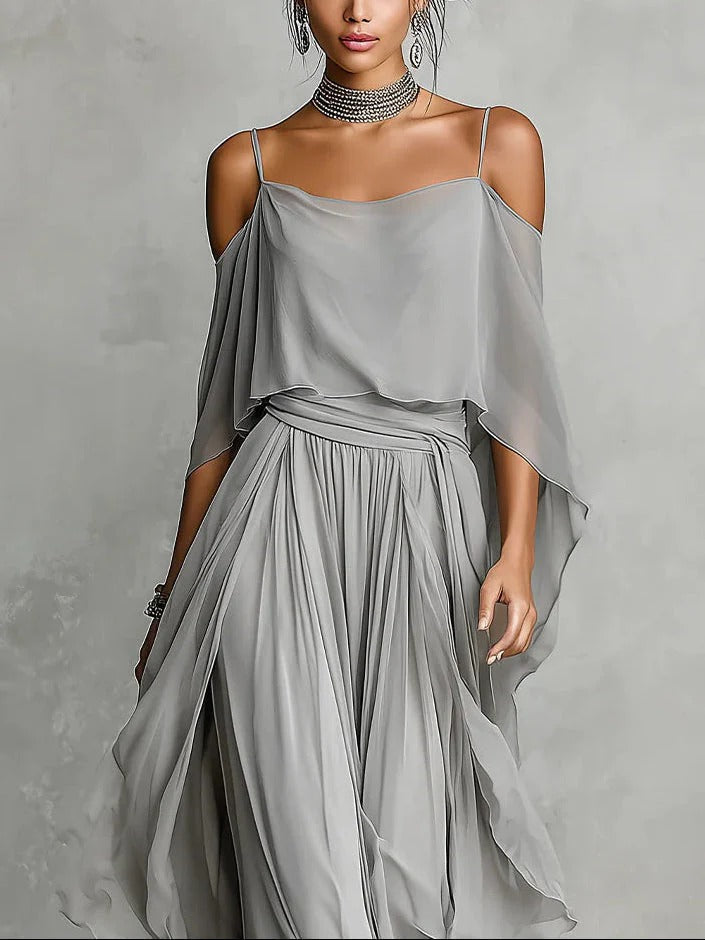 Isabela | Set Fluido Gris
