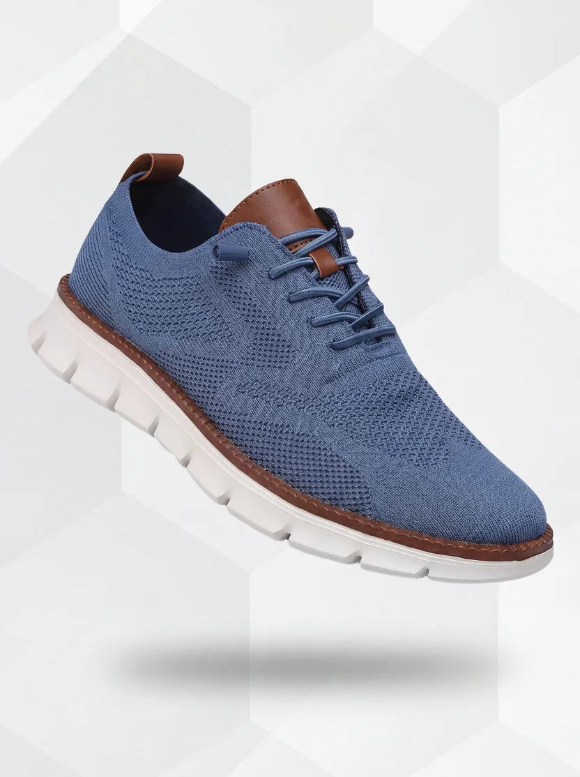 Chaussures respirantes ultra-confortables : bleu et blanc