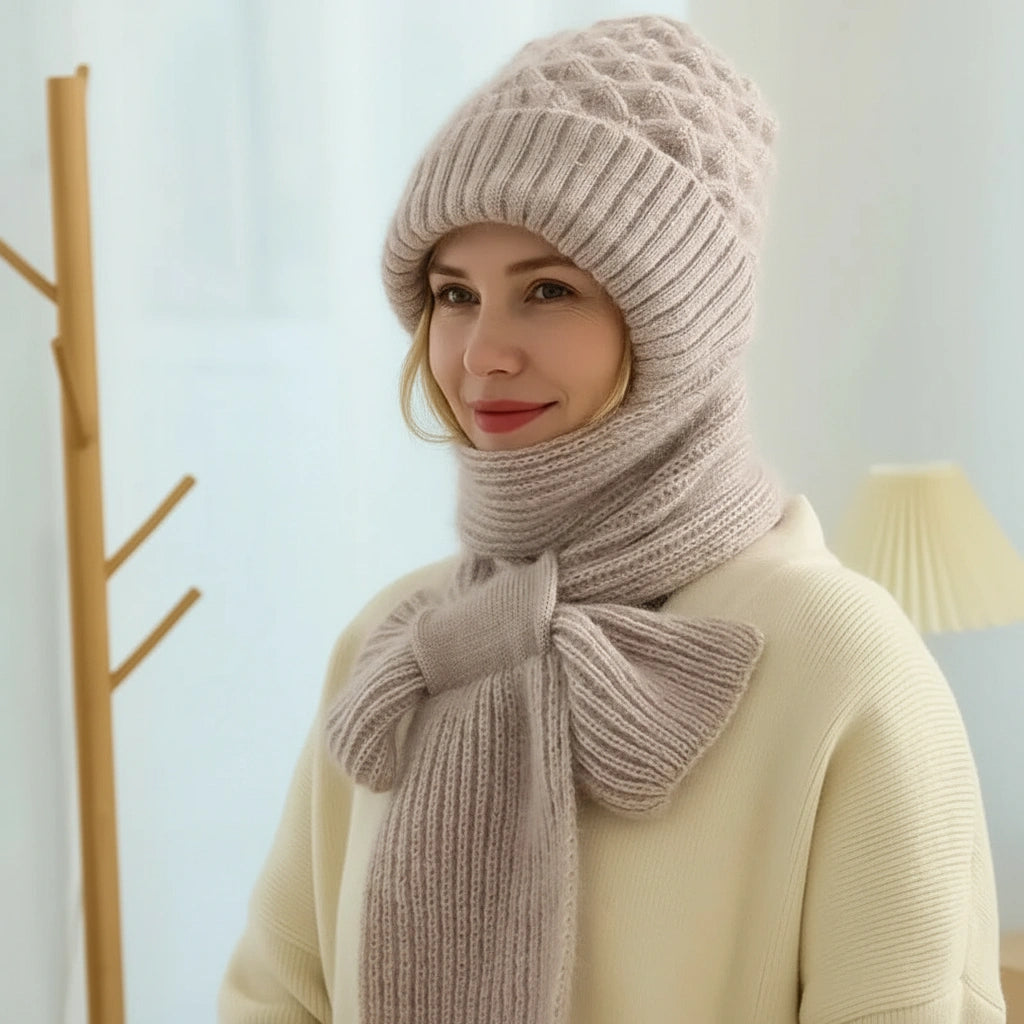Sonia | Conjunto de invierno 2 en 1 de punto de alta calidad
