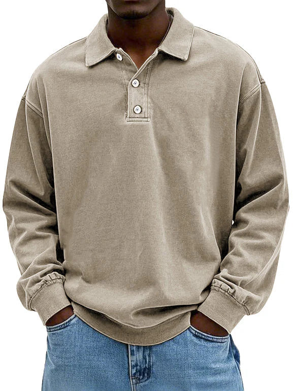 Pedro | Elegante polo de manga larga