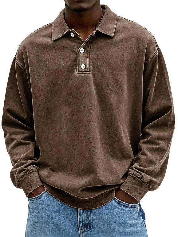 Pedro | Elegante polo de manga larga